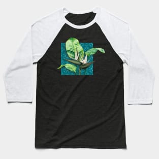 Strelitzia nicolai / Tree Strelitzia on Mandala Baseball T-Shirt